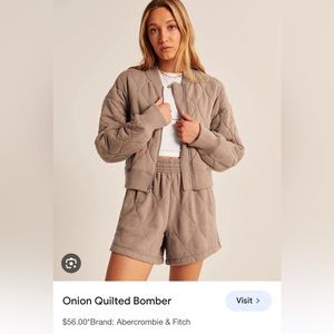 Abercrombie | Onion Quilted Bomber Jacket